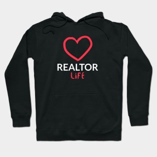 Realtor Life (heart) Hoodie